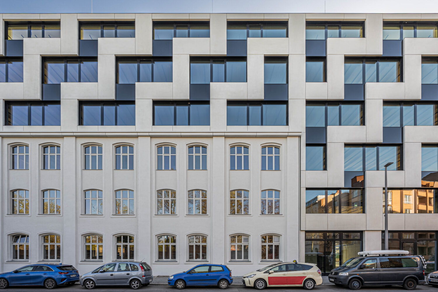 Bürogebäude FRAMEZ in Berlin-Kreuzberg. Urheber: Amadé Hölzinger | © GSG Berlin GmbH